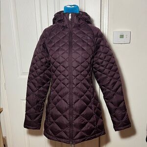 The North Face Down Quilted Jacket Long Purple Women’s Medium
